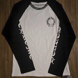 Black Chrome Heart Long Sleeve