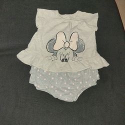 Baby girl minnie mouse outfit