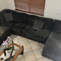 Grey Sectional Sofa 162x89 