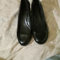 Tory Burch Wedge PATON Leather Sz6