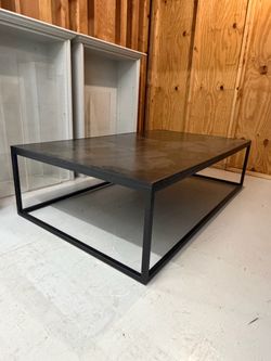 Restoration hardware metal coffee table