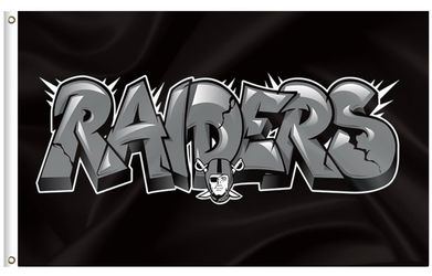 ‼️Free sj Mini bag ‼️with purchase of a Brand New Raiders 3X5 Poylester Flag $25 each