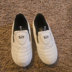 Size 9 T carter Cleats And White Shoes