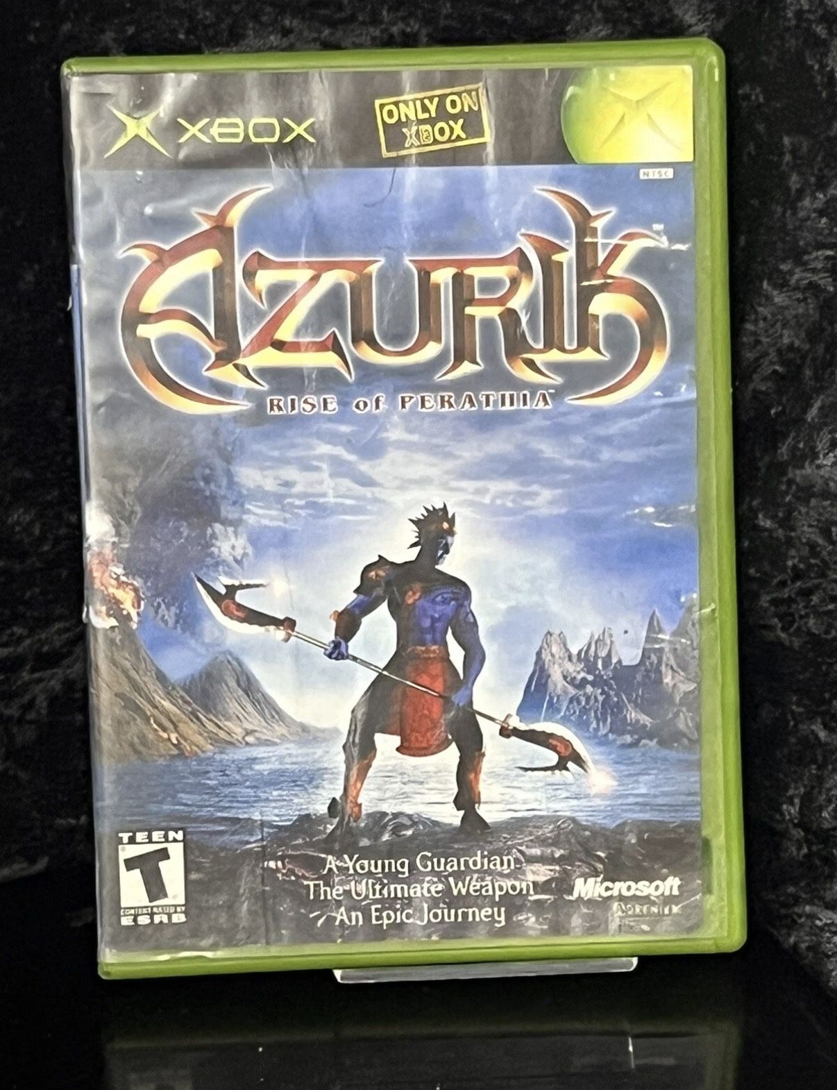 AZURIK: Rise of Perathia - Original XBOX Video Game Complete in Box w/ Manual
