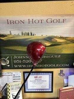 Got Left Handed Cobra Driver. Iron Hot Golf