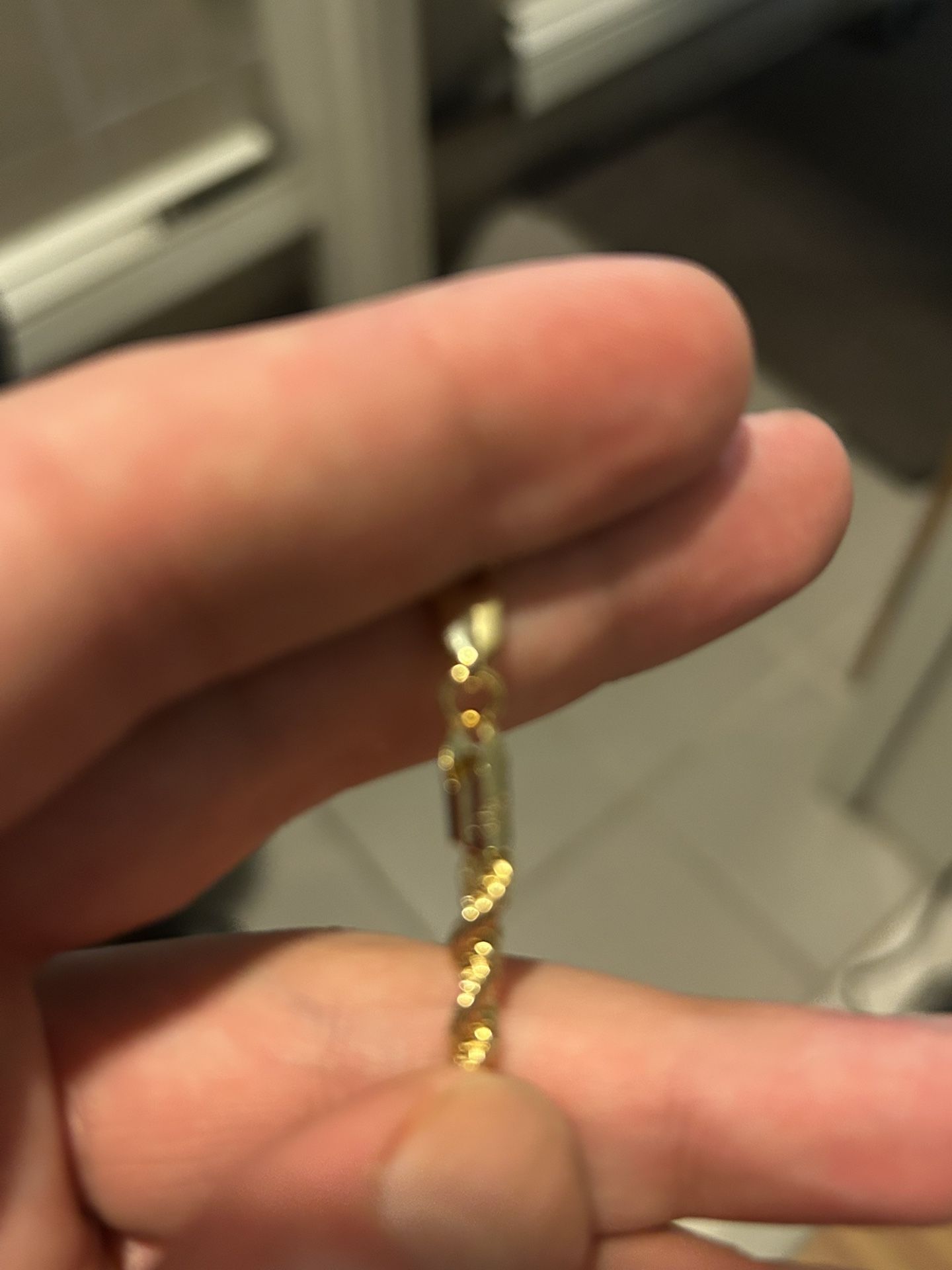 14k 9 In Rope Bracelet. 120 OBO
