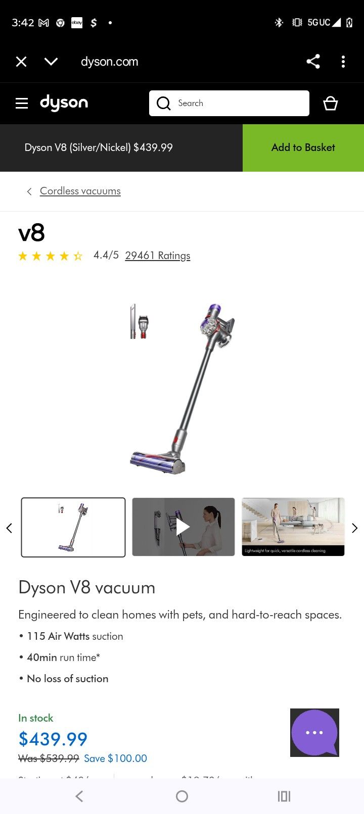 Dyson V8