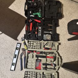 Tool Sets With Drill 