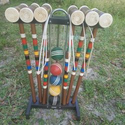 Vintage Forster Croquet Set
