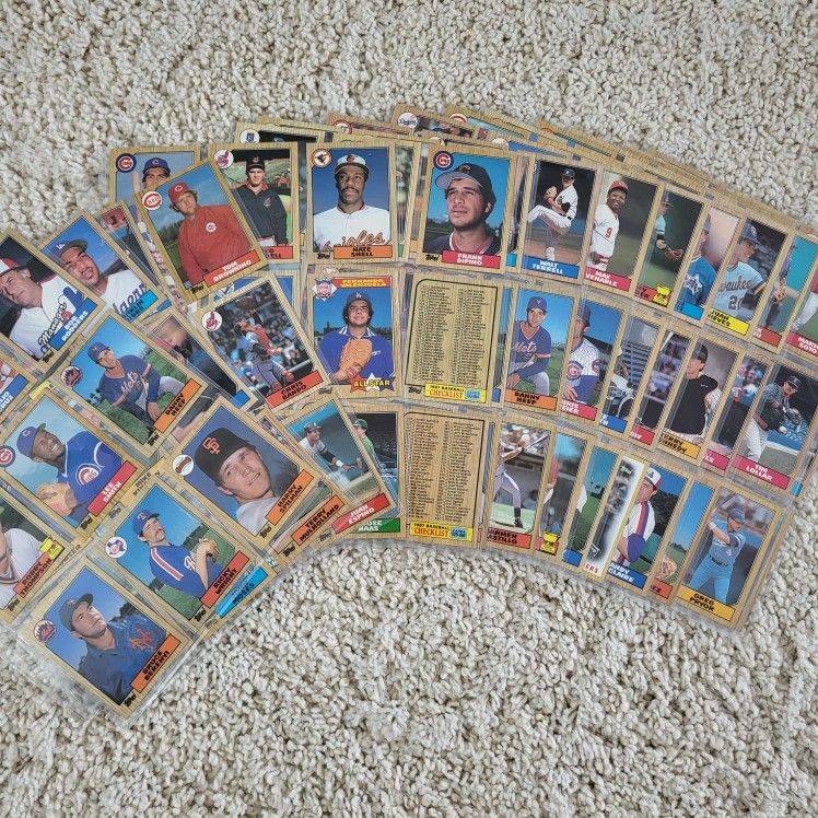 1987 Topps Cards - Baseball