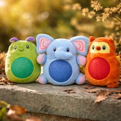 Plush Lakeshore Learning Sensory Friends 7” Tall