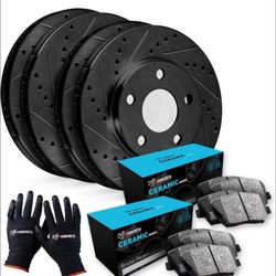 R1 Concepts Front & Rear Brake/Rotor Kit Performance Package