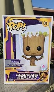 Funko pop dancing groot flocked limited edition numbered brand new