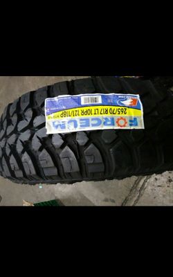 265.70.17 new tires