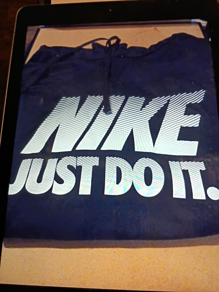 NIKE DRI- FIT TRACK HOODIE SIZE XL BLACK