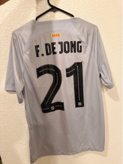 Frankie De Jong Fc Barcelona away jersey size L