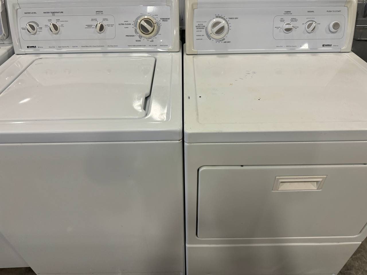 Kenmore Washer & Dryer Top Load Electric Set Free Attachments Etc