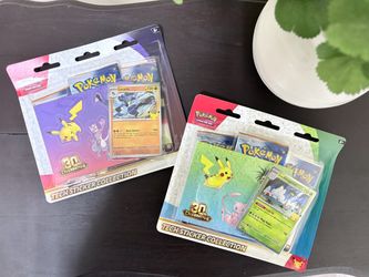 Pokemon TCG 30th Celebrations Tech Sticker Collection Set Lucario + Exeggutor