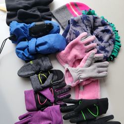 Kid's Beanies And Gloves