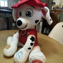 VTech Paw Patrol Marshall's Read 2 Me Adventure Plush Stuffed Animal Pup-no Book