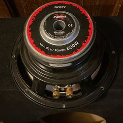 10 Inch Sony Xplod Pair In Single Sub Boxes Sealed 