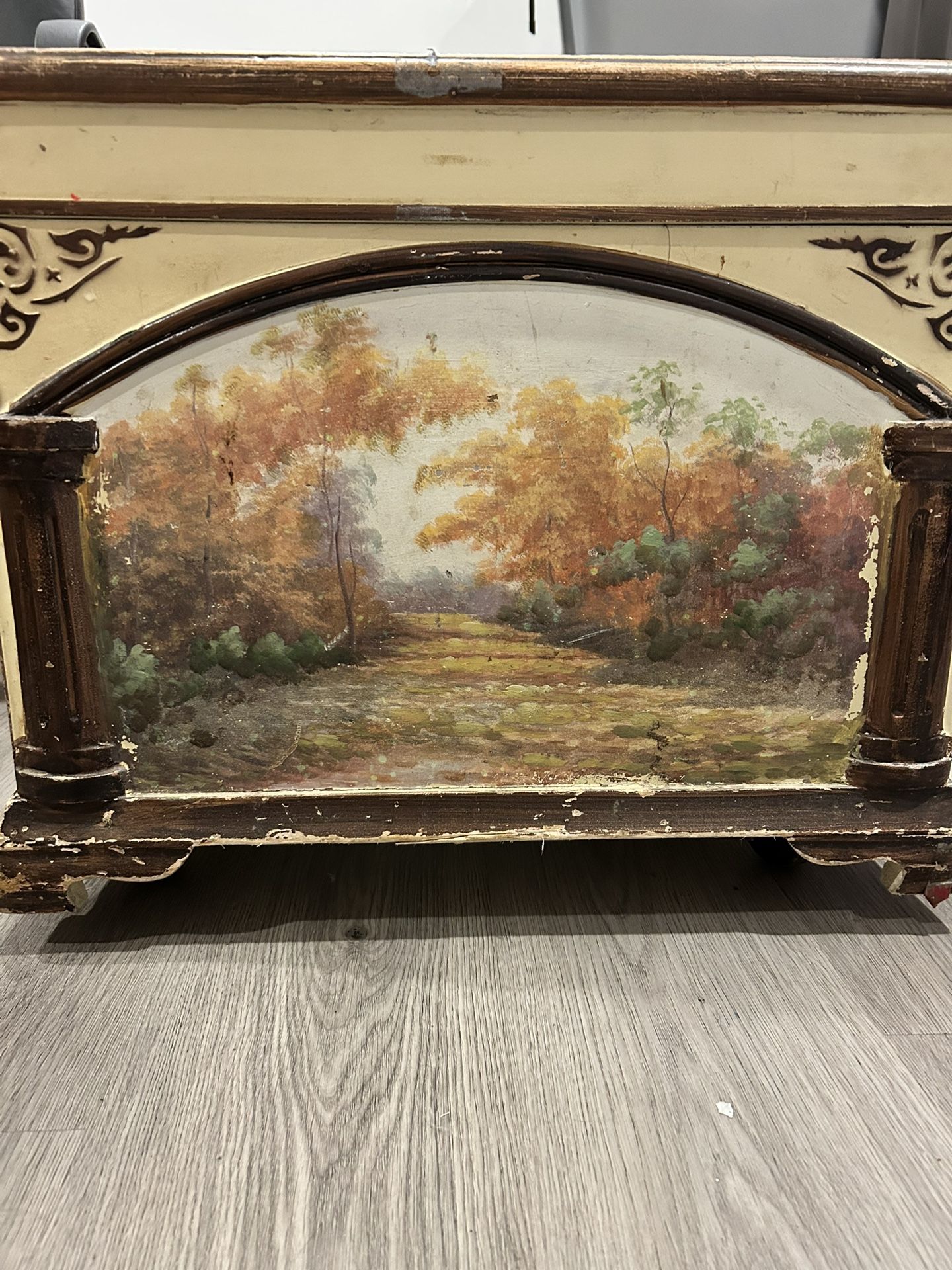 Vintage Wooden Storage Box