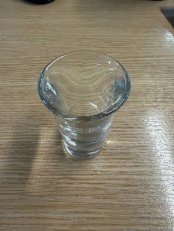 1oz glass shot glass with extra heavy glass base