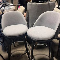 Bar Stools Set of 2, Counter Height