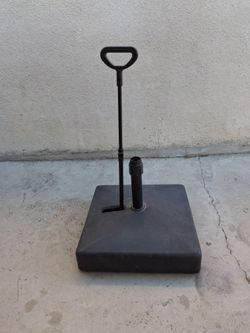 Umbrella Stand With Wheels and Handle.. Easy to Move Around.