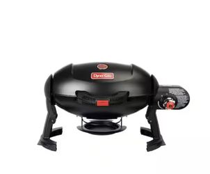Dyna-Glow SPRINT 1 Burner Portable Propane Gas Grill in Black