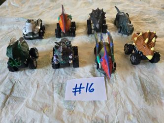 Dinosaur Pull-Back Toy Cars Set of 8