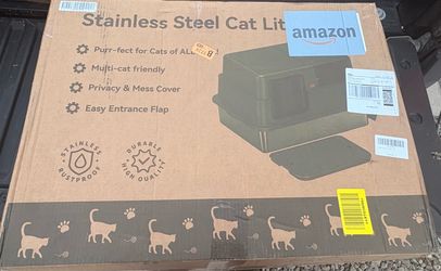 Stainless Steel Cat Litter Box