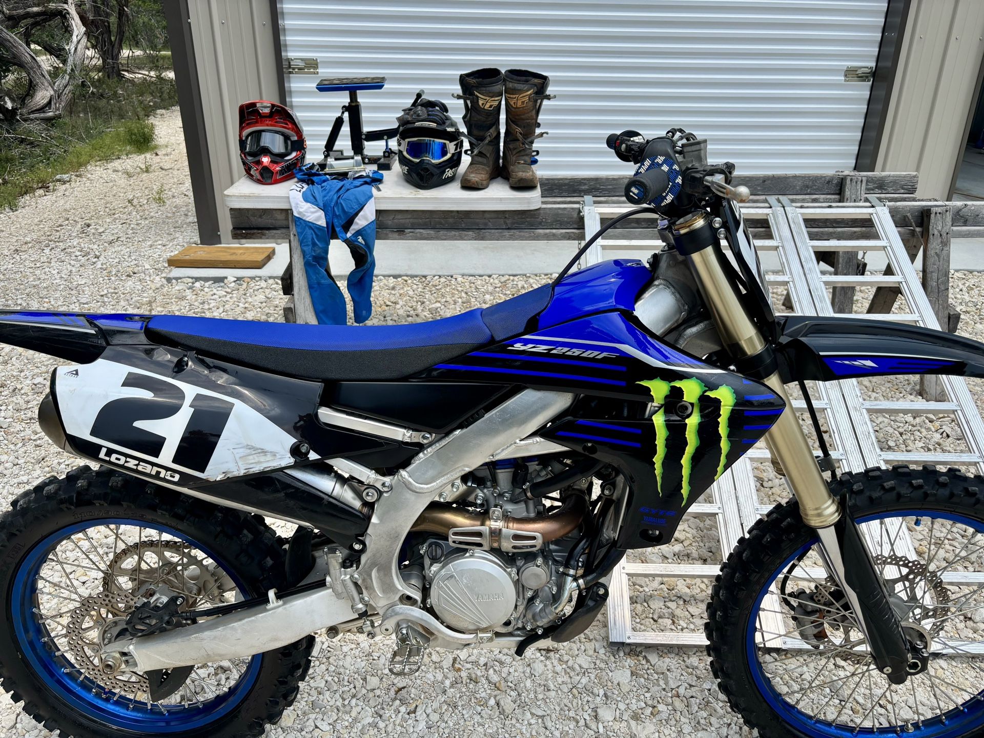 Yamaha YZ250F Dirt Bike