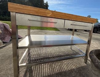 IKEA RIMFORSA Kitchen Island / Work Bench