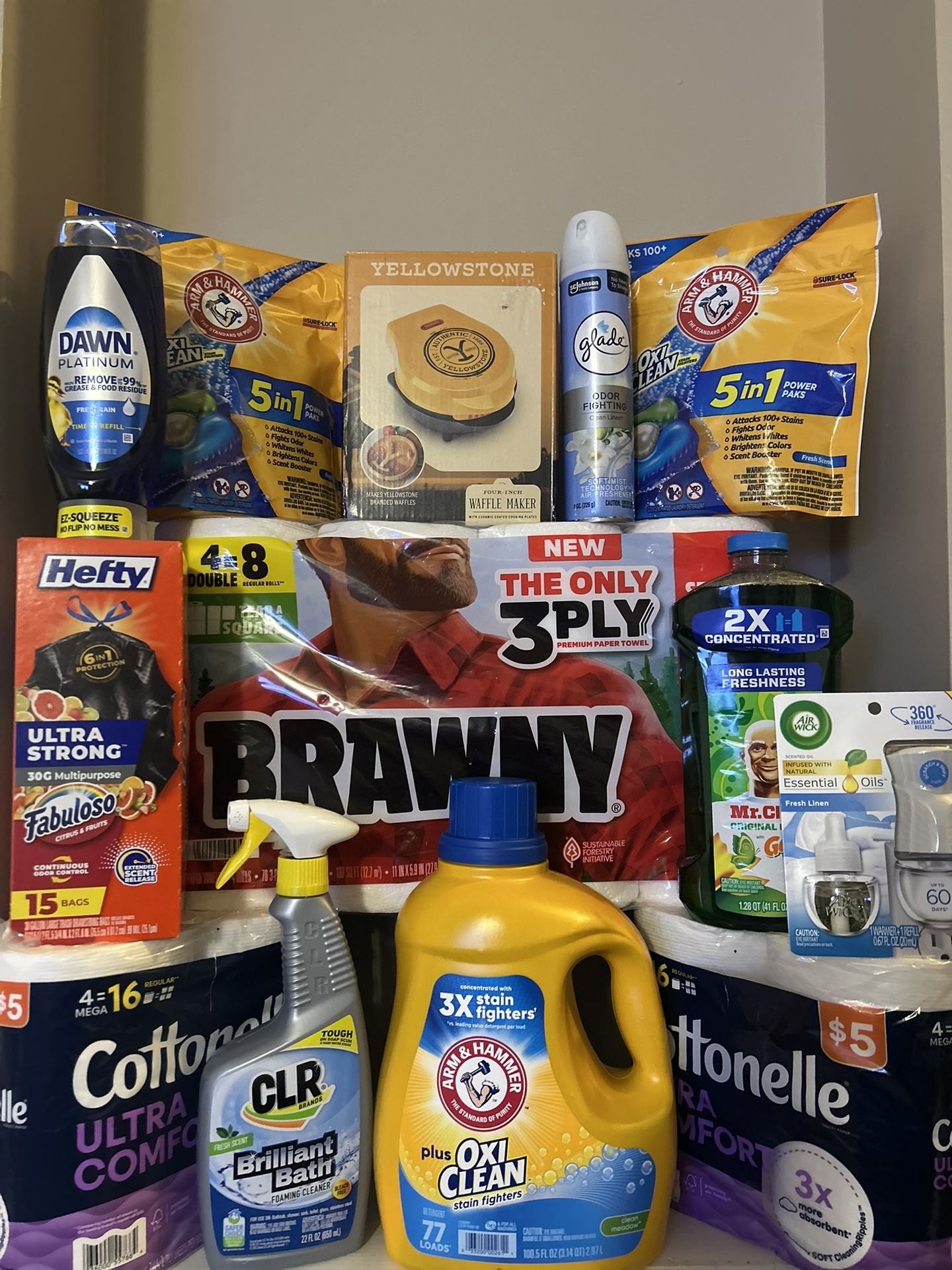 Household Bundle Arm & Hammer/Brawny/Cottonelle