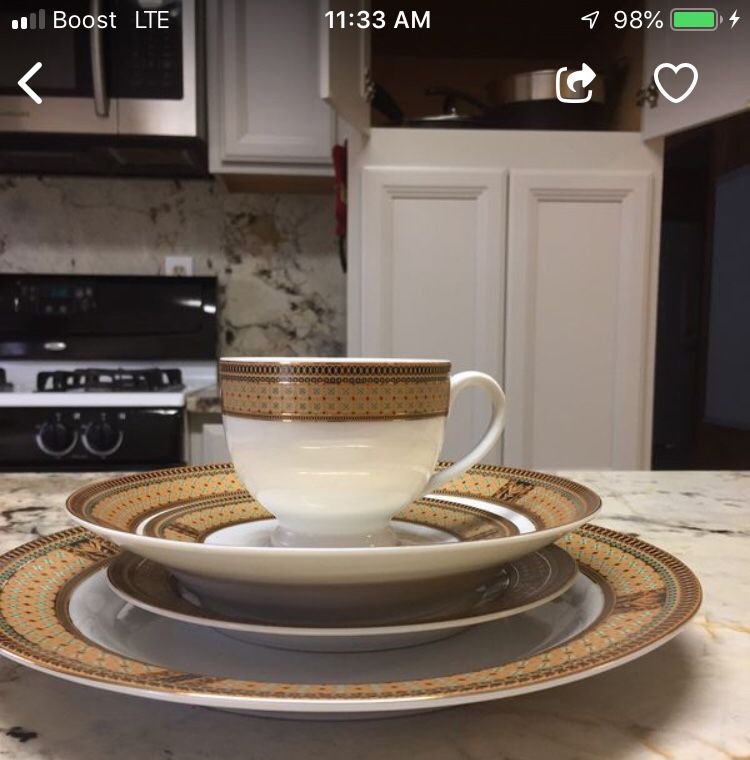 GNA Fine porcelain China setting for six