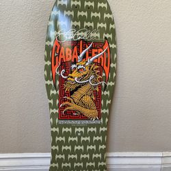 Powell Caballero Signed Skateboard Deck