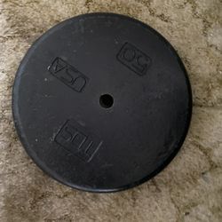 50 Pound Standard Weight Plates Set 
