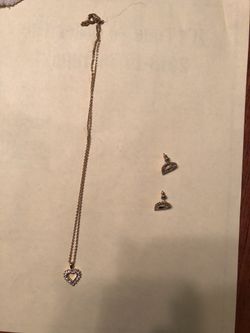 Necklace and ear ring set