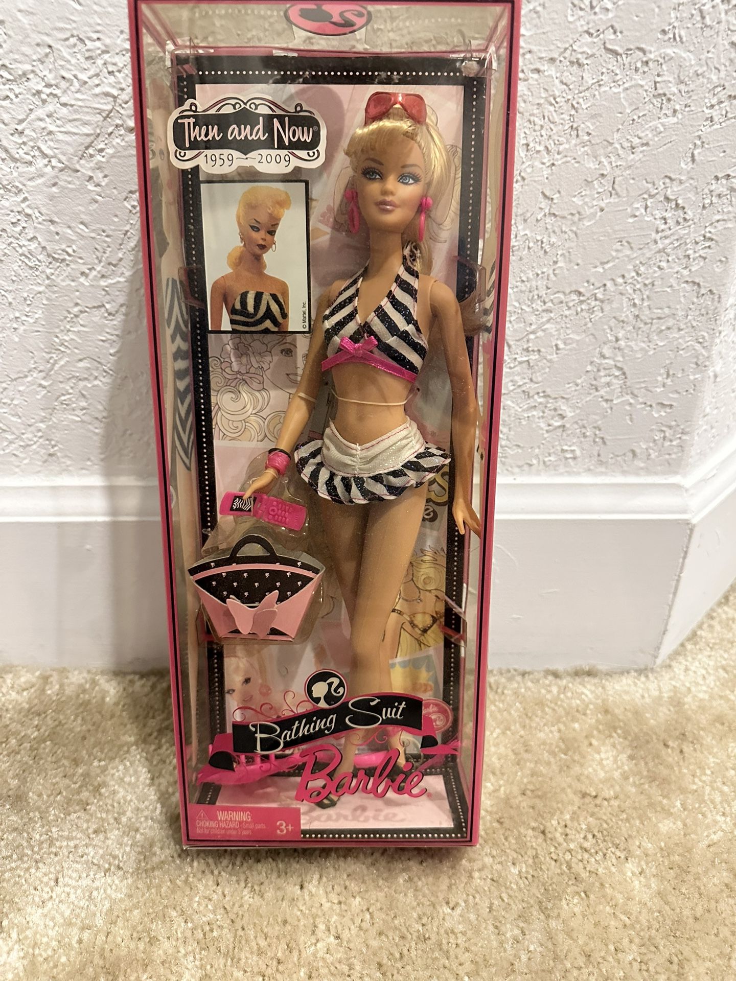 Then And Now Bathing Suit Barbie