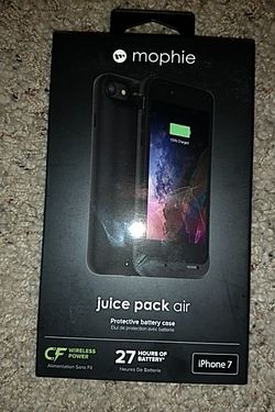 Brand New iPhone 7 Mophie Juice Pack Air 27 Hours of Battery