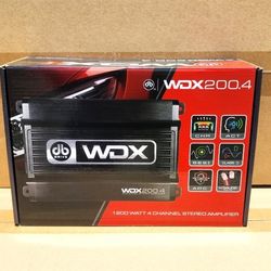 WDX-Series 4-Channel Power Amplifier 400 Watts Speaker System Amp WDX200.4 🚨 Payment Options Available 🚨 No Credit Needed 🚨 
