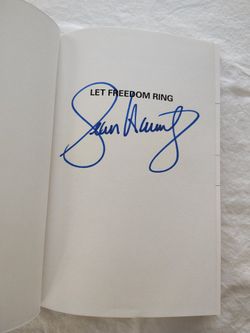 Autographed Sean Hannity "Let Freedom Ring " 1st Edition Book
