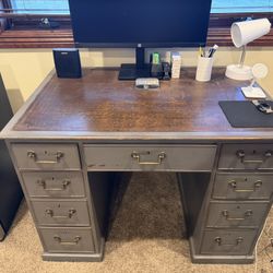 Refurbished Mid Century Executive Desk 
