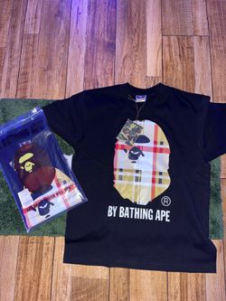 BAPE By Bathing Ape Plaid Graphic T-Shirt