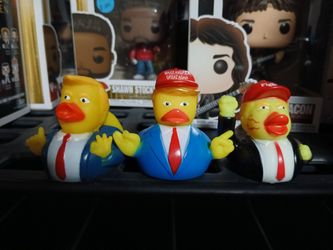 Brand New Set Of President Trump Rubber Ducks