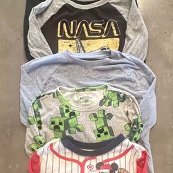 Youth clothing long sleeved jacket and shirts 8-10/10 x5