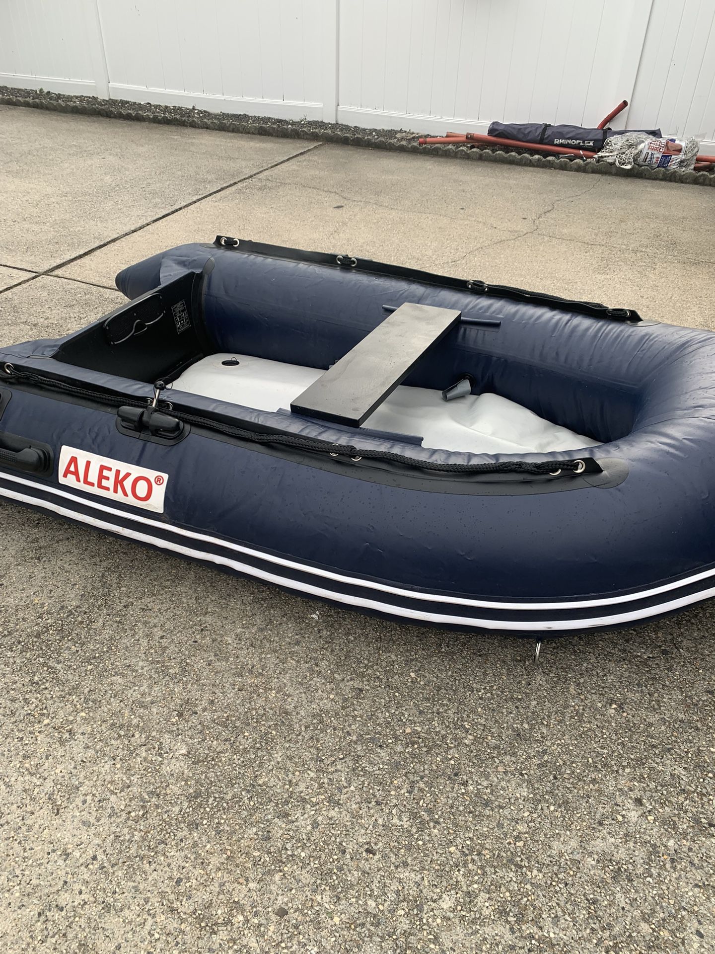 8.5 Ft Inflatable Boat with 5 hp Outboard