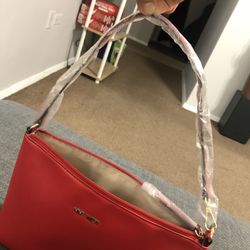 Red Nine West Hand Bag 