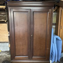 Wood Armoire